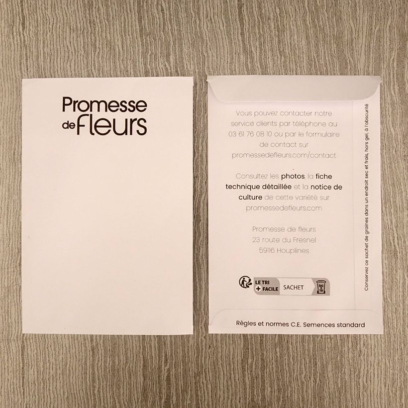 Esimerkki toimitetusta Graines de Capucine naine Salmon Baby - Tropaeolum majus  le sachet de 30 graines environ (4g)-taimesta