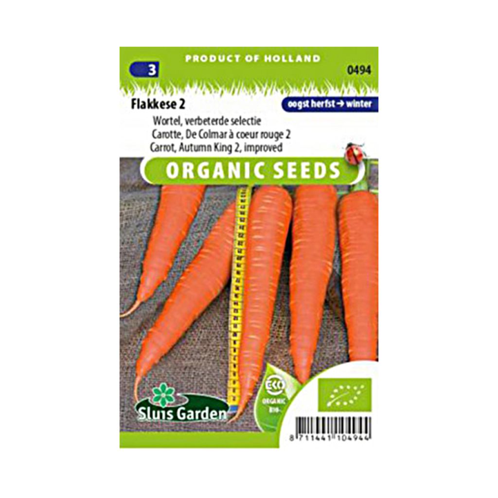 Porkkana Colmar Red Cored 2 luomu