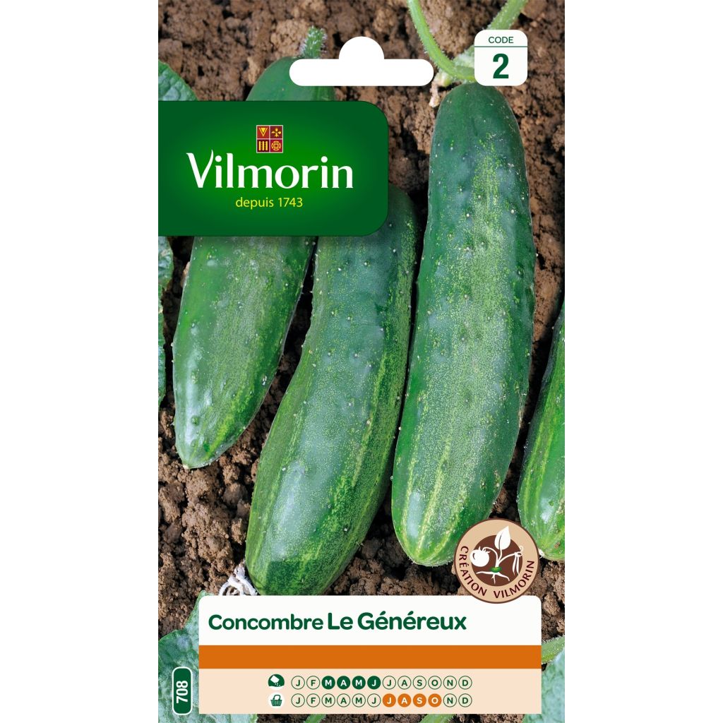 Concombre Le Généreux (Création Vilmorin) - Vilmorin