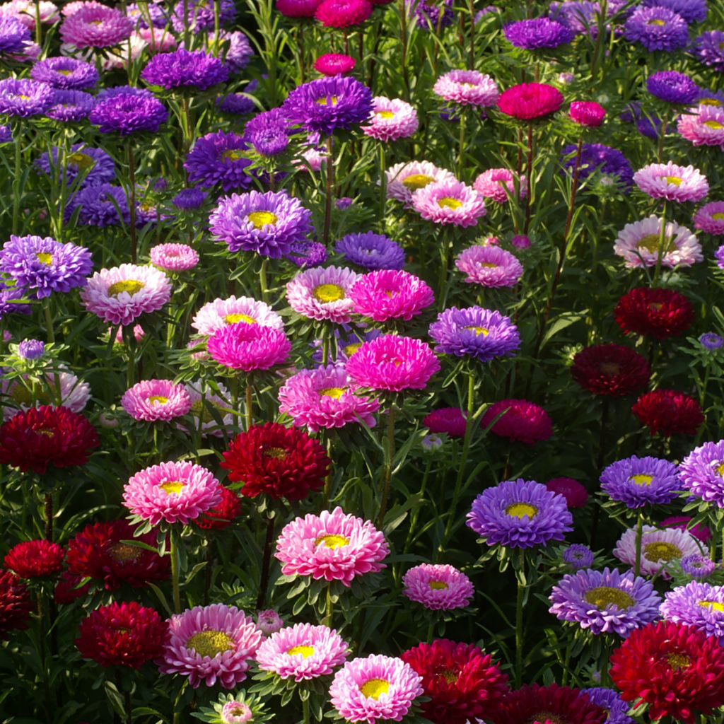 Kiinanasteri Matsumoto Field grown Mix luomu (siemenet)