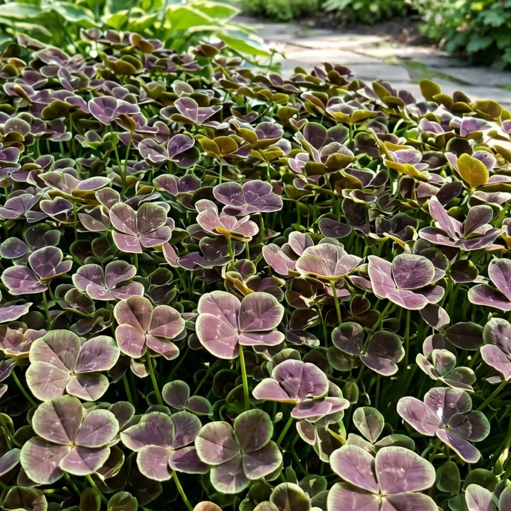 Valkoapila Quadrifolium Purpureum