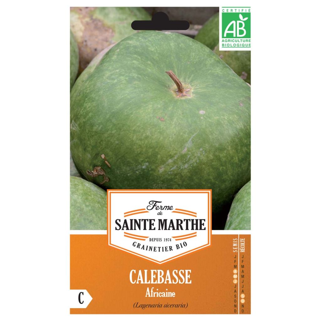 Pullokurpitsa luomu - Ferme de Sainte Marthe - Lagenaria siceraria