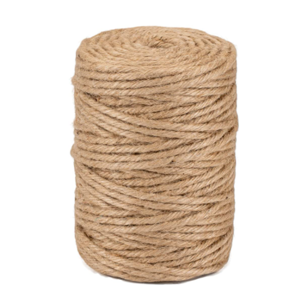 La Cordeline Juuttinaru - 1 kg rulla Ø5 mm ± 100 m kalvokääreessä - Luonnonvärinen