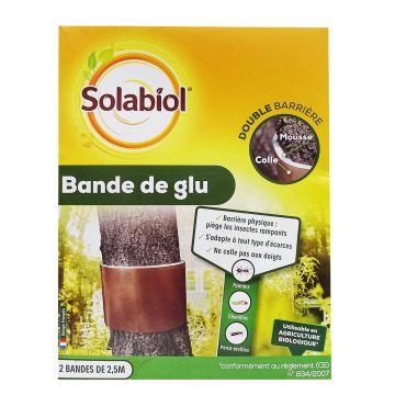 Solabiol-liimavyö, 2 kpl, kukin 2,5 m pitkä