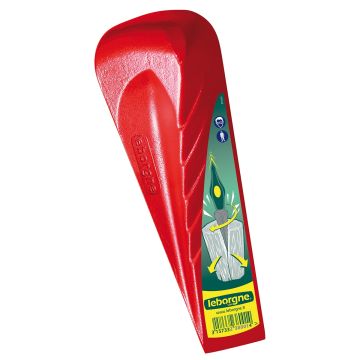 Leborgne 2,1 kg punainen taottu teräksinen halkaisukiila