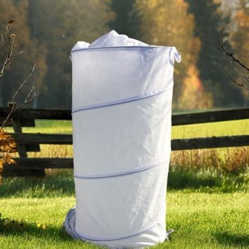 Valkoinen 60 g/m² avautuva talvisuojapeite 0,7 m x 1,5 m