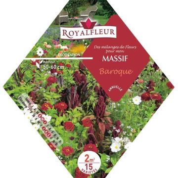 Kukkapenkin siemenseos Barokki (pussi 3 m²)