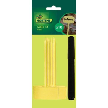 Kasvimerkit 13 cm tussilla – 10 kpl:n setti