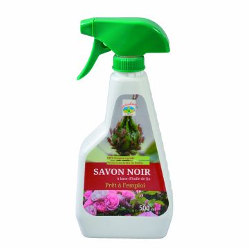 Valmis käyttöön - 750 ml mustasaippua-sumutuslaite