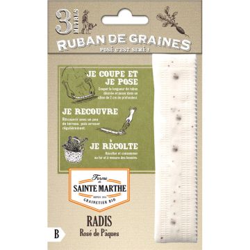 Retiisi Rose de Pâques luomu - Ferme de Sainte Marthe