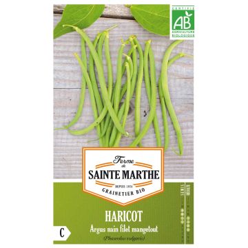 Palkoineen syötävä tarhapapu Argus luomu - Ferme de Sainte Marthe