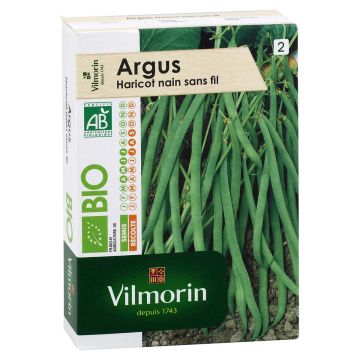 Palkoineen syötävä tarhapapu Argus luomu - Vilmorin