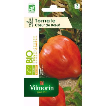 Härkäsydäntomaatti coeur de boeuf luomu - Vilmorin