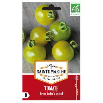 Tomaatti Green Doctor's Frosted luomu - Ferme de Sainte Marthe